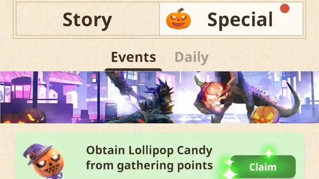 Zadania związane z wydarzeniem Halloween w Monster Hunter Now