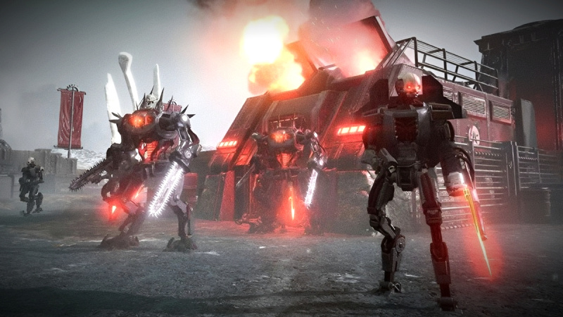Grupa Automatonów z Helldivers 2, którzy mogą być ludźmi lub nie.