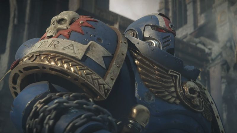 Cinemática del Capitán Titus de Warhammer Space Marine 2